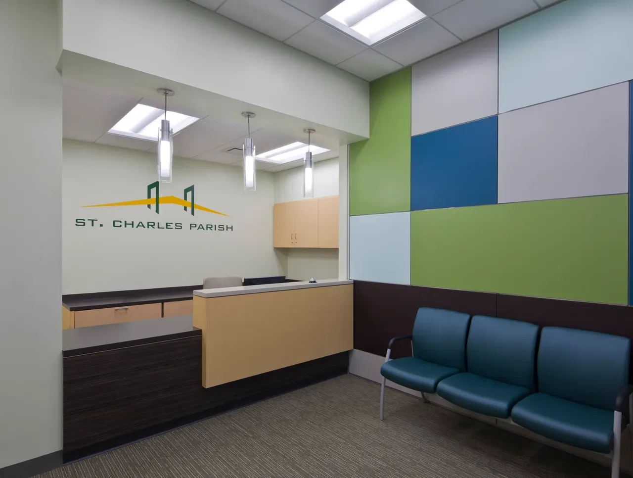 Edward A. Dufresne Community Center, Lamar building construction (interior)