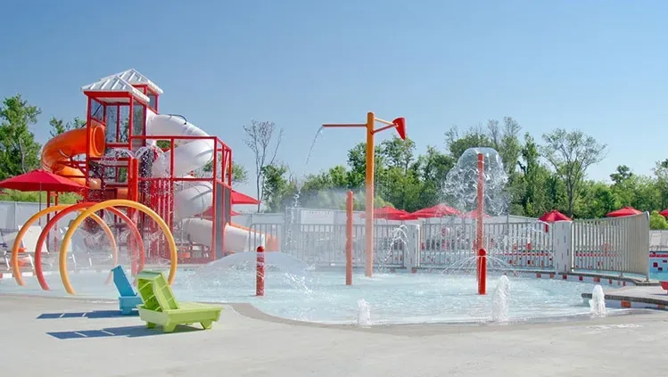 YMCA Belle Chasse, Lamar building construction (playground)
